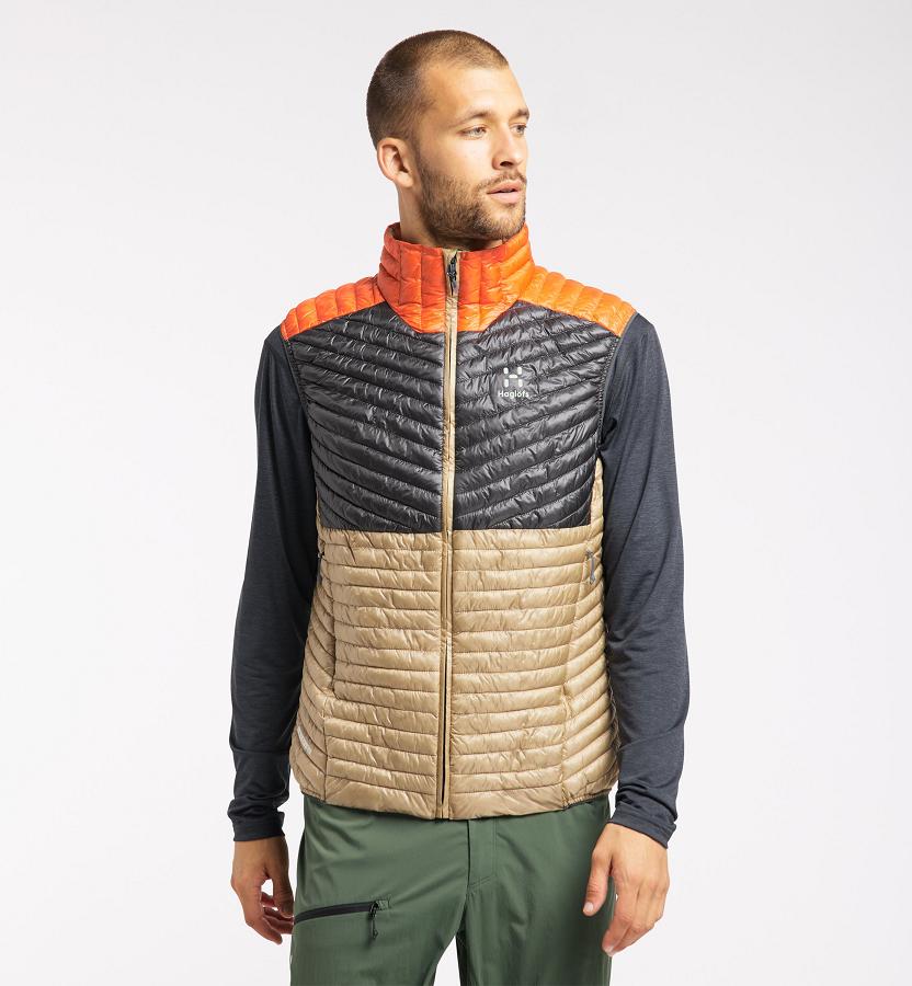 Haglöfs Mens L.I.M Mimic Vest Khaki/Black New Zealand 62951VZHS